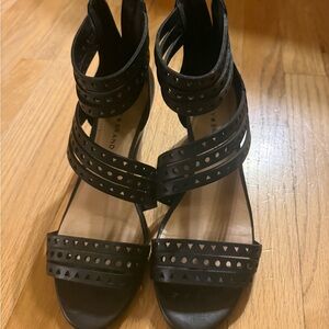 Lucky Brand Black Strappy Heels